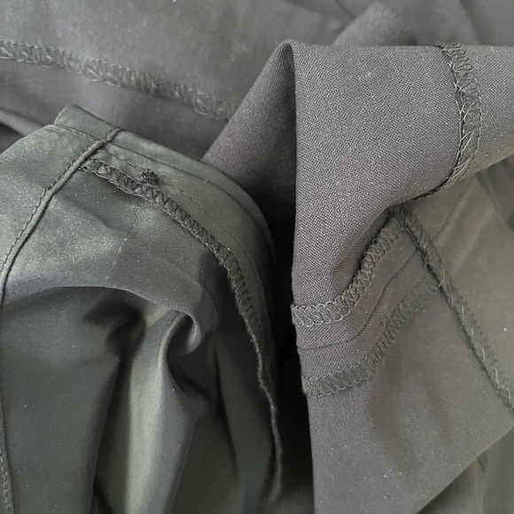 J. Crew Short sleeve mini dress in bi-stretch wool blend BP599 Navy 20 - Picture 5 of 6